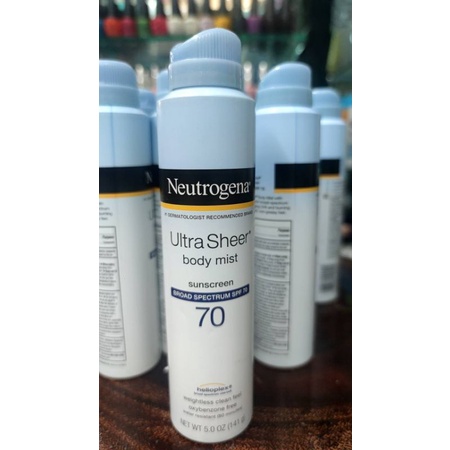 สเปรย์กันแดด neutrogena70spf