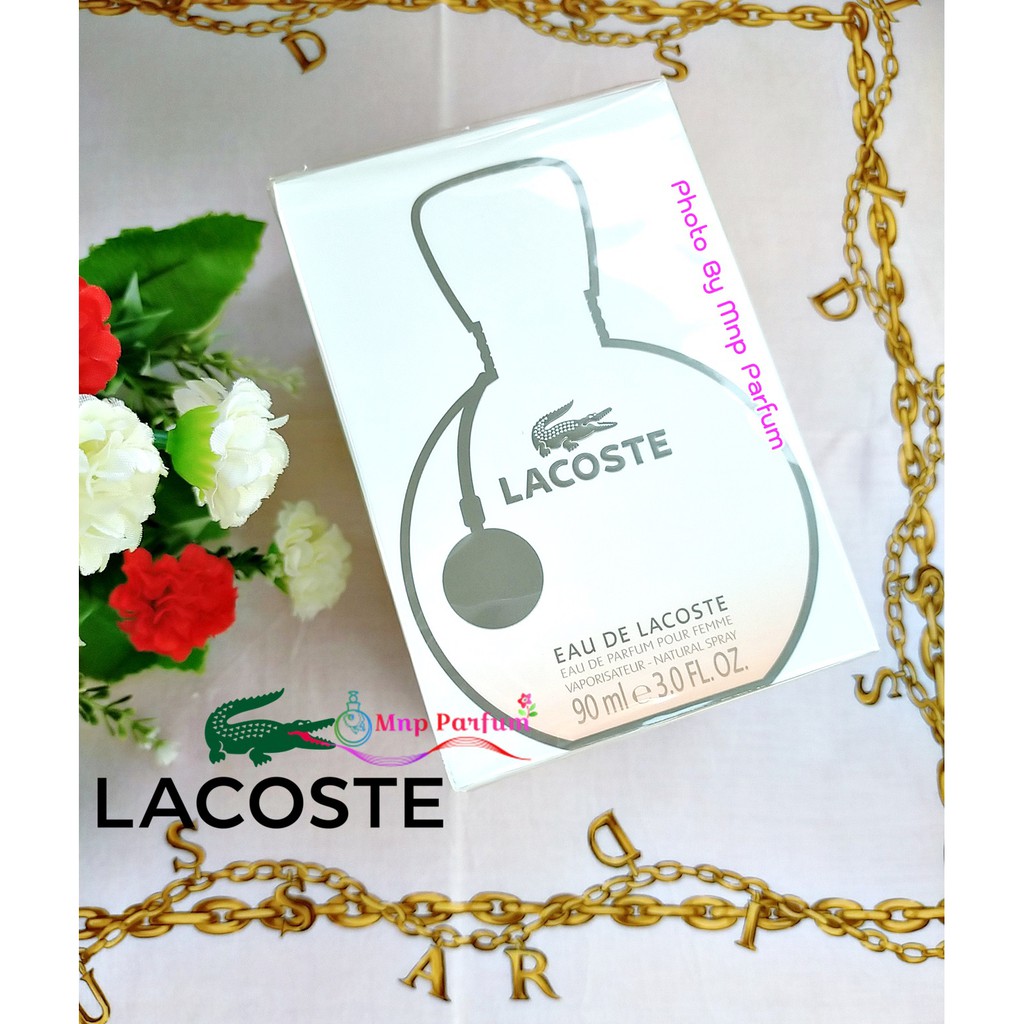 Lacoste Eau De Lacoste Pour Femme Eau De Parfum 90 Ml. ( กล่องซีล ป้าย ...