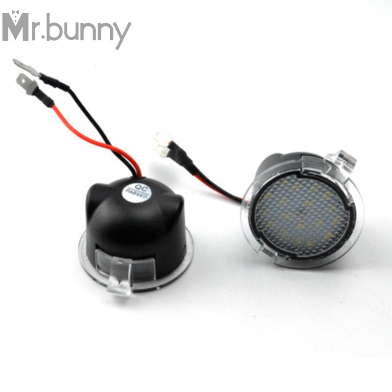 2 X Bright White 18 Smd ไฟ Led กระจกมองข้างติดรถยนต์สําหรับ Ford Ranger 2015-2017 - รูปที่ 3