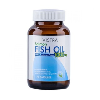 Vistra Salmon Fish Oil 1000mg. 75 แคปซูล