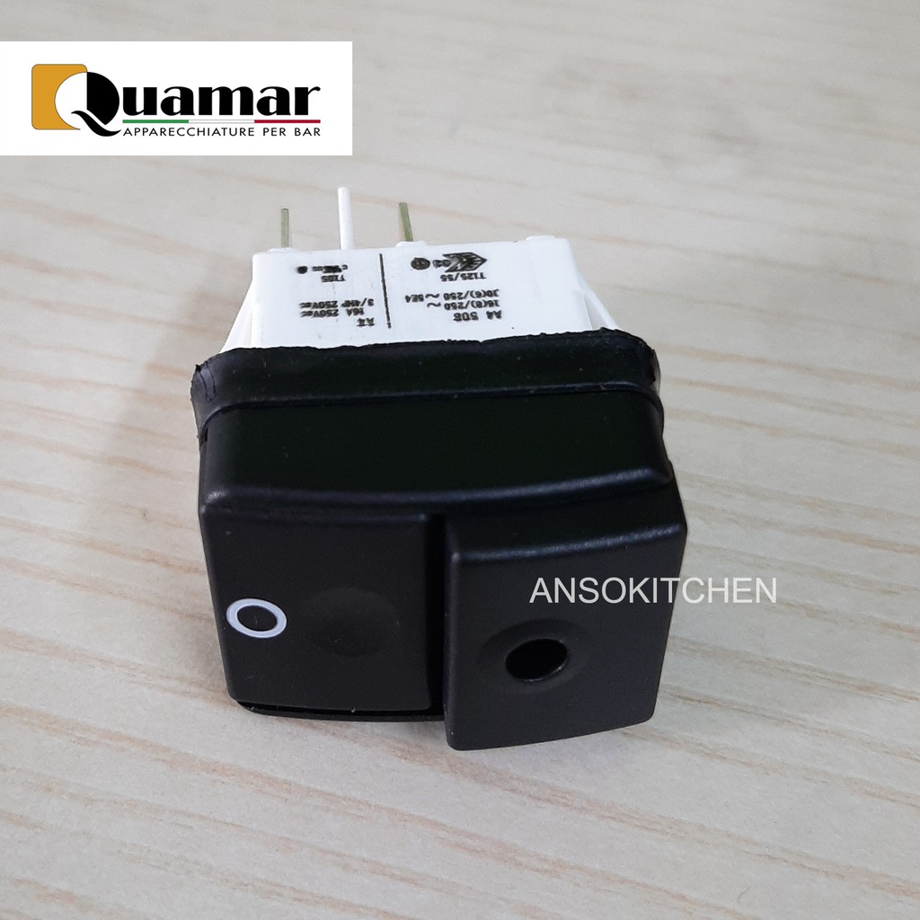 Quamar สวิตช์ On/Off ใช้ได้กับเครื่องบดกาแฟ Quamar รุ่น M80E , M80 Top , Q50 , Q50E (On/Off Switch) 