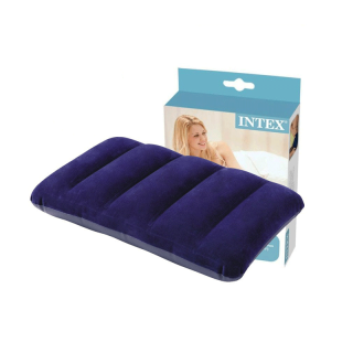 INTEX หมอน หมอนเป่าลม กำมะหยี่ รุ่นคลาสสิก สีน้ำเงิน รุ่น 68672