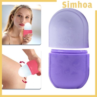ราคา[Simhoa] อุปกรณ์ลูกกลิ้งนวดกล้ามเนื้อ 2 ชิ้น Ice Massage Cups Cold Massage Roller Tool Freezable for Muscle