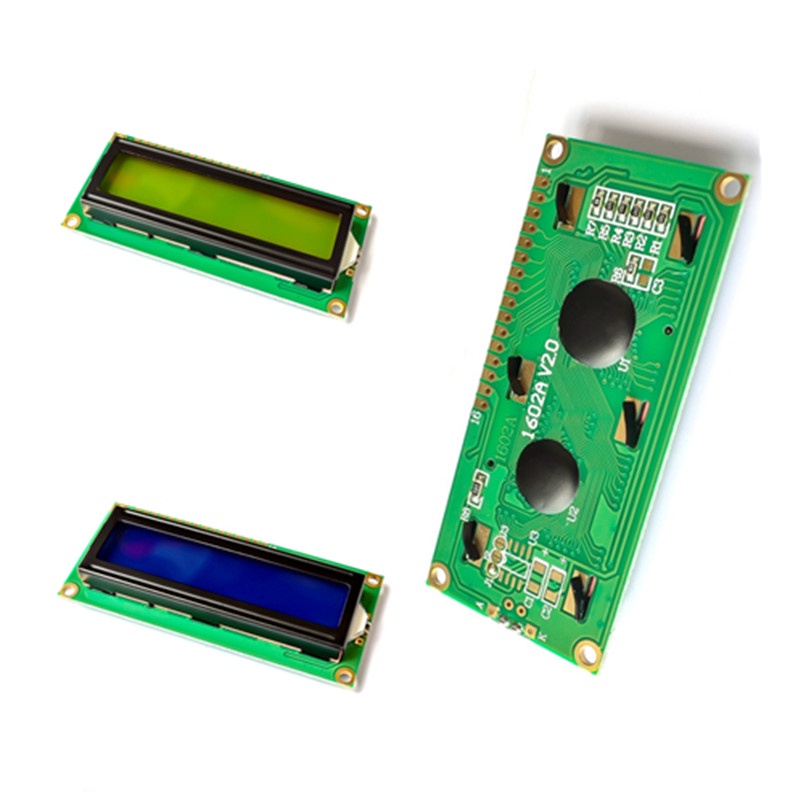 Free shipping 10pcs 1602 16x2 Character LCD Display Module HD44780 Controller Blue/Green screen blac