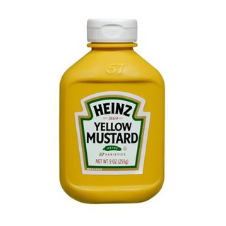 ไฮนซ์มัสตาร์ดเหลือง 225 กรัม/Heinz Yellow Mustard 225g