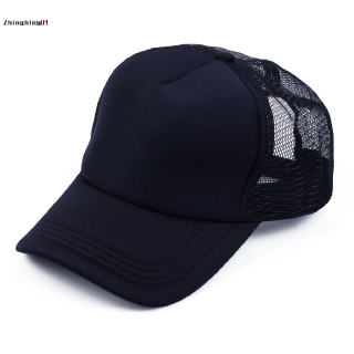 ☆Mens Half Mesh Adjustable Trucker Cap Baseball Hat