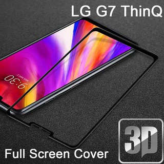 สําหรับ LG G7 ThinQ Velvet/G9 3D กระจกนิรภัย พื้นผิวโค้ง เต็มจอ ฟิล์มป้องกัน