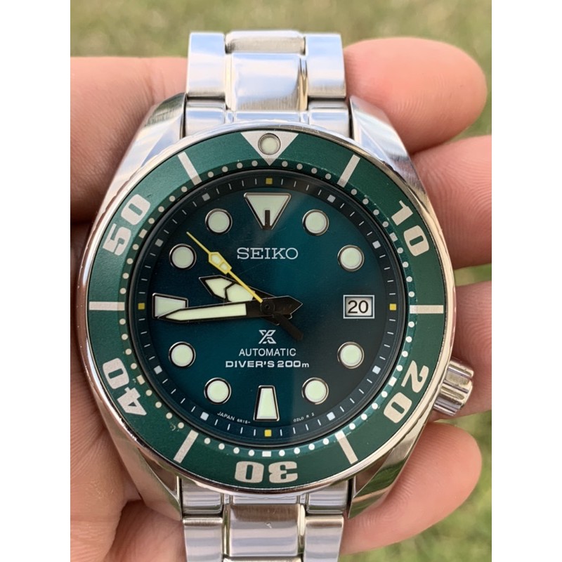 SEIKO AUTOMATIC SUMO GREEN HULK