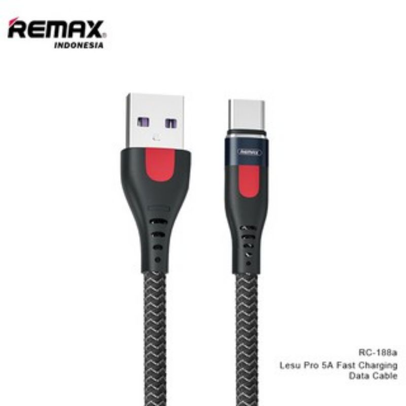 สายชาร์จRemax 5Aรุ่น Remax rc-188a สาย type-c ยาว1เมตร ชาร์จเร็ว ไฟ 5a ...