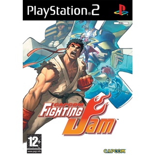 แผ่นเกมส์PS2 Capcom Fighting Jam (Europe) PS2 แผ่นเพล2 แผ่นplay2