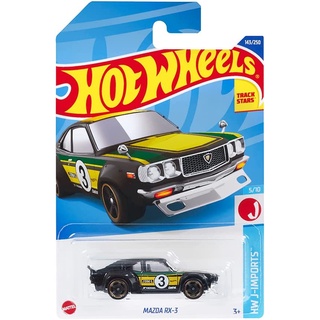 รถเหล็ก HOTWHEELS ของแท้ Mazda RX-3 (Black) HW2022_#143