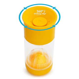 Munchkin : MNK11424 ถ้วยหัดดื่ม 14oz. Miracle 360 Fruit Infuser Cup