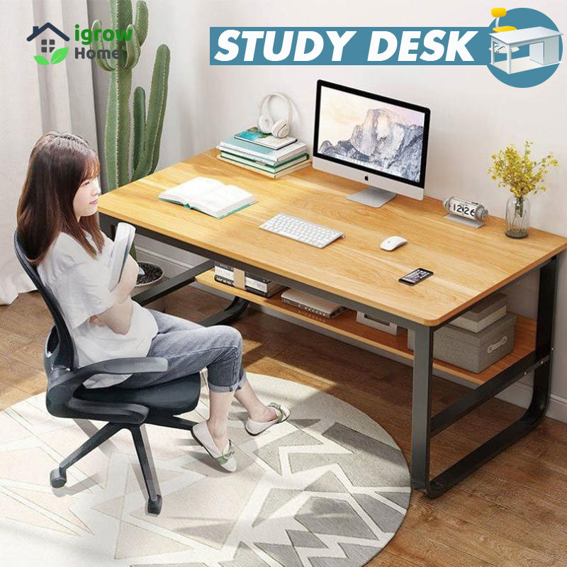 big wooden study table