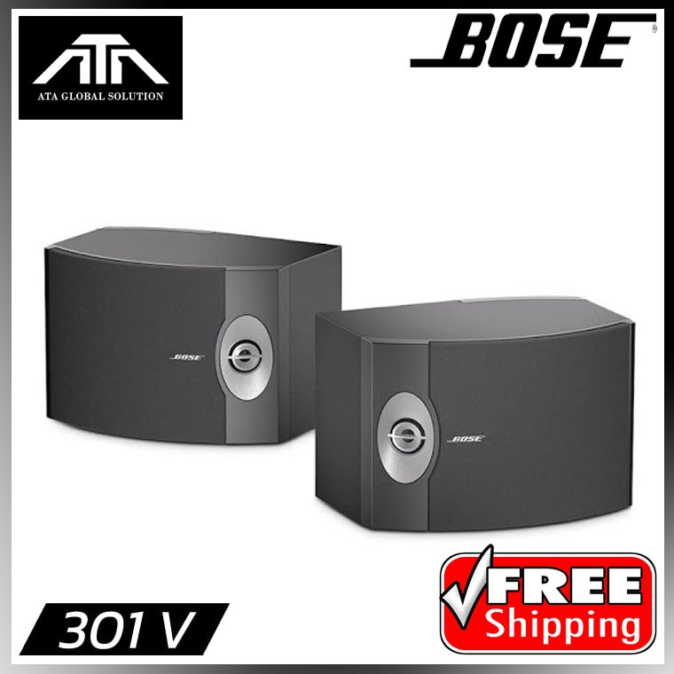 (สินค้าแท้ จาก บ.อัศวโสภณ) BOSE 301V ลำโพง แพ็ค 1 คู่ เสียงดี ตู้ลำโพงวางหิ้ง 8 นิ้ว 150 วัตต์ โบส 3