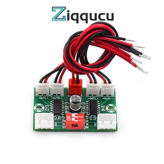 Ziqqucu PAM8403 บอร์ดขยายเสียงดิจิทัล ขนาดเล็ก 4 ช่อง 4*3W DC 5V