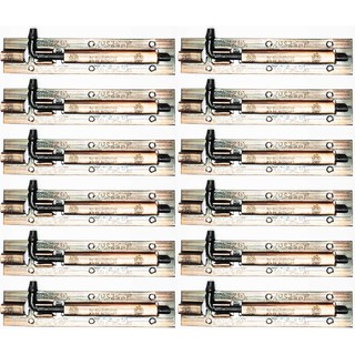 KIMBER กลอนล็อค 4-6นิ้ว Bolt Lock สีทองแดง สีเงิน 12ชิ้น  พร้อมสกรูติดตั้ง