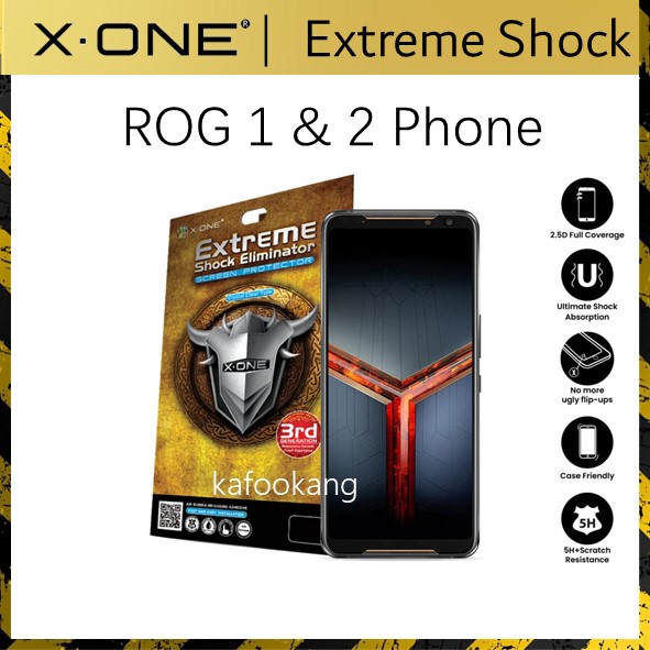 Asus ROG PHONE 1 PHONE 2 GAMING PHONE X-One Extreme Shock ตัวป้องกันหน้าจอ (ฟรีสายเคเบิล) ROG 1 2 Rogphone