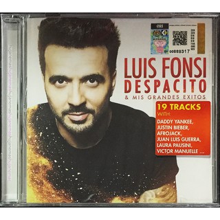 Luis FONSI - Despacito &amp; Mis Grandes Exitos (Feat. แผ่น CD เพลง Justin Bieber 2017 UNIVERSAL LATINO