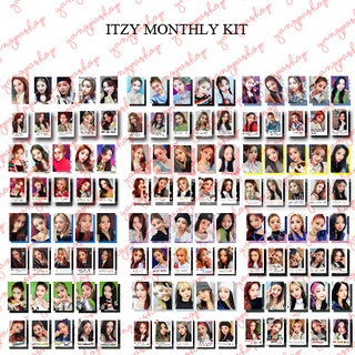 [พร้อมส่ง] Itzy MONTHLY KIT MY YEAR ISJI PHOTOCARD UNOFFICIAL FANMADE JANUARY JAN FEB YANGPASHOP RYUJIN Moslem YUNA