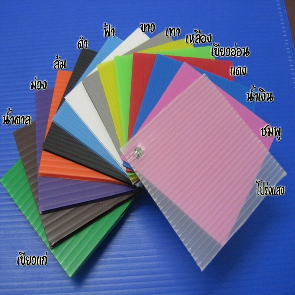 ฟิวเจอร์บอร์ด/PP Board หนา3mm.ขนาด65x40Cm. ราคาถูก10เเผ่น/1เเพ็ค