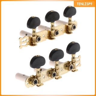 [SHASHA] 2 Pieces 3r3l 6-string Guitar Tuning Pegs, Spare Parts for Guitar Machine Heads