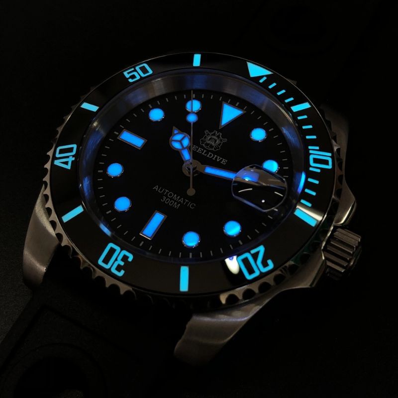 🇹🇭มสต็อกในประเทศไทย🇹🇭 SteelDive 1953 automatic diver watch 300m waterproof, Japanese Seiko NH35, Sapphire Glass