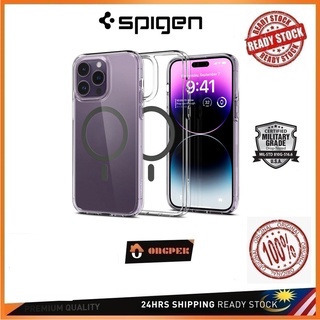 เคสโทรศัพท์มือถือ ลาย SPIGEN Ultra Hybrid MagFit สําหรับ IPHONE 13 14 IPHONE14 Pro Plus Max