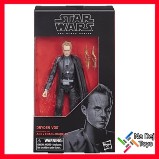 Dryden Vos Star Wars The Black Series 6" figure สตาร์วอร์ส แบล็คซีรีส์ ดรายเดน วอส ขนาด 6 นิ้ว ฟิกเกอร์