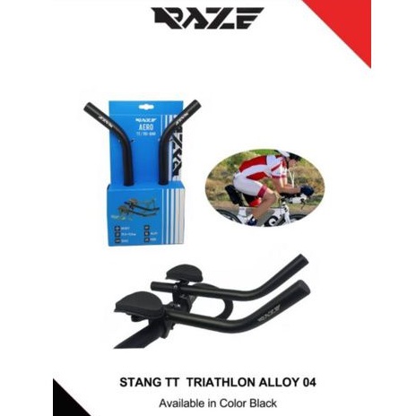 Raze Alloy triathlon Horn TT Handlebar (เหมาะสําหรับถนนหรือ fixie)