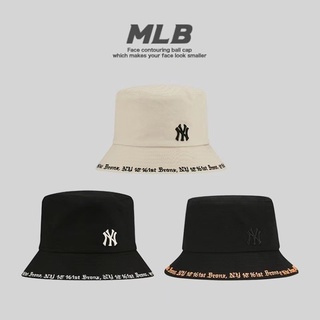 A036 หมวกบักเก็ต MLB Korea NY Yankees Unisex New Collection หมวกปีกกว้าง