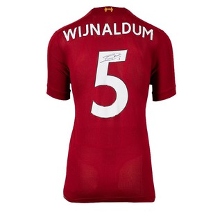 เสื้อเหย้าแท้ Official LFC 2019/2020 พร้อมลายเซ็น Geoginio Wijnaldum