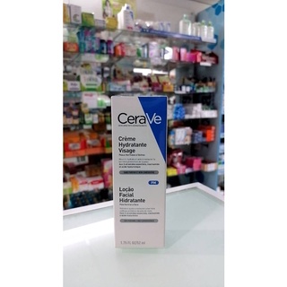 CERAVE Facial Moisturizer Lotion PM (52ml)   โลชั่นบำรุงผิวหน้า สำหรับผิวบอบบางแพ้ง่าย ของแท้ ของใหม่ ฉลากไทย