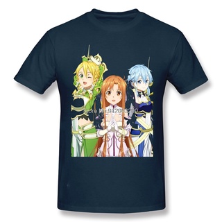 ถูกสุดๆพร้อมส่ง เสื้อยืดผ้าฝ้าย พิมพ์ลาย Sword Art Online Alicization Sao หลายสี สําหรับผู้ชาย