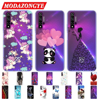 เคสสำหรับเคสโทรศัพท์ซิลิโคนนุ่มป้องกันรอยสําหรับ Huawei Nova 5T Huawei Nova 5t 5 T Nova5T เคส