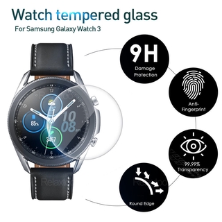 HD Screen Protector Tempered Glass for Samsung Galaxy watch3 Watch 3 41mm 45mm 41 45 mm Full Screen Protector Protective Tempered Glass Guard Film