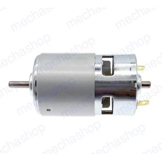 ดีซีมอเตอร์ความเร็วสูง มอเตอร์ไฟฟ้า DC Motor 24V double Ball Bearing 3000/4500/6000/10000/15000rpm