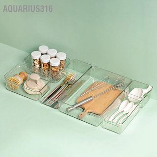 Aquarius316 กล่องลิ้นชักพลาสติกใส ทนทาน สําหรับห้องครัว