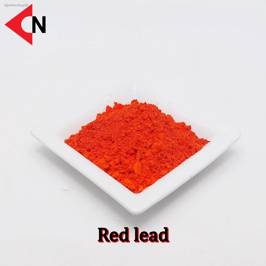 จัดส่งเฉพาะจุด จัดส่งในกรุงเทพฯRed Lead (Pb3O4) ตะกั่วแดง เรดเลด 1