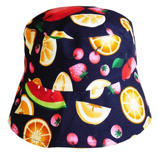 ATIPA หมวกปีกสั้นแทนร่มสีสันสดใส ลาย Pineapple