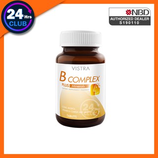 &gt;&gt;Vistra B Complex plus Ginseng , plus mineral วิตามินบีรวมผสมโสมสกัด (30เม็ด)