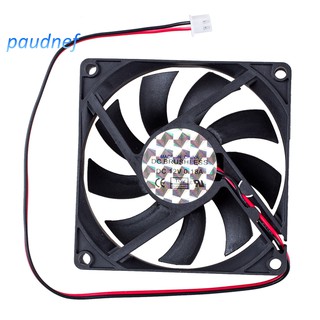 Dc 12v 0 . 18 A 2 Pin Pc พัดลมระบายความร้อน 80x80มม.
