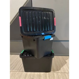 กล่องล็อคพลาสติก 5 ลิตร กล่องใส่ของ กล่องพลาสติก ขนาด 20×28×16 cm