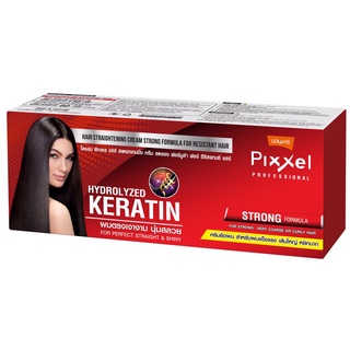 Lolane Pixxel keratin hair straightening โลแลน ยืด ยืดผม น้ำยายืดผม เคราติน 110 กรัม น้ำยายืดผม เคราติน