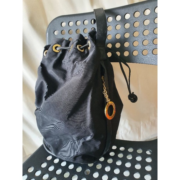 กระเป๋า Celine Vintage Nylon Drawstring Bag
