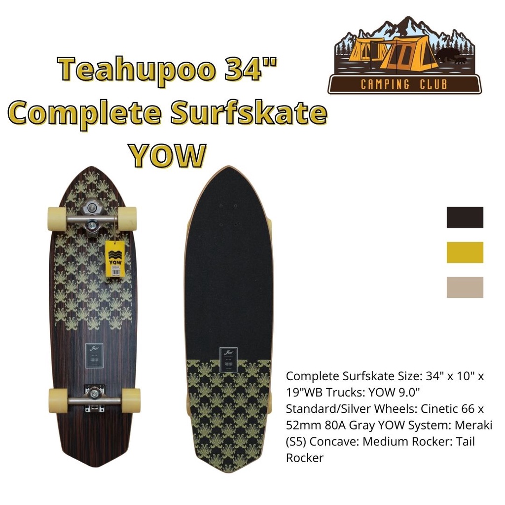 Teahupoo 34" Complete Surfskate YOW