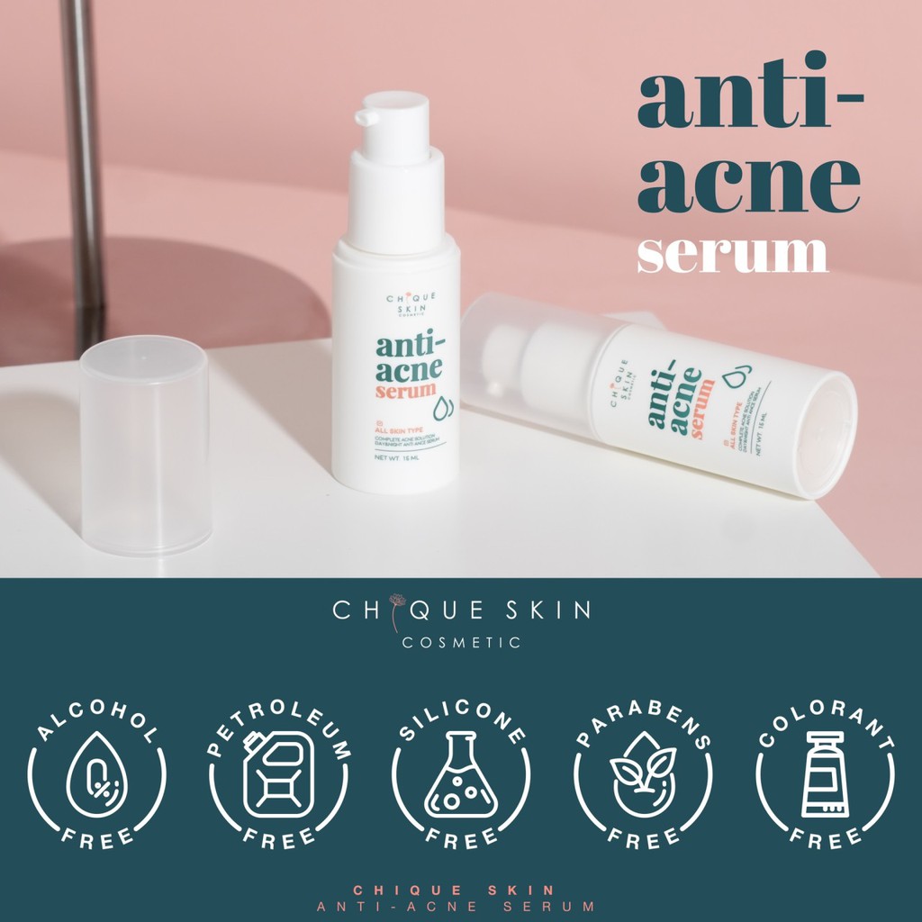 ลด 47% เหลือ 369.- | Chique Skin Acne Serum ชี้คสกิน เซรั่มรักษาสิว ส่งฟรีทุกคำสั่งซื้อ