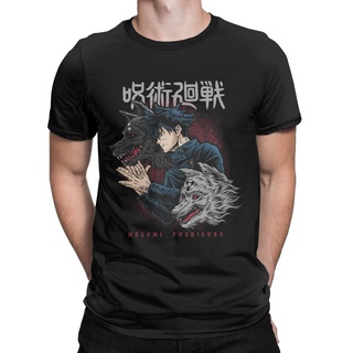 เสื้อยืดคอกลม ผ้าฝ้ายแท้ พิมพ์ลายอนิเมะ Awesome Megumi Fushiguro Good Gift For Jujutsu Kaisen สําหรับผู้ชาย