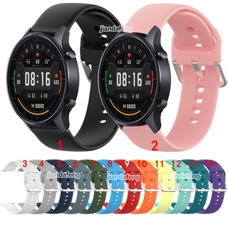 สายนาฬิกาซิลิโคน แบบสปอร์ต สำหรับ Xiaomi Mi Watch Color