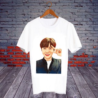 สั่งทำ เสื้อยืด Fanmade เสื้อแฟนเมด เสื้อยืดคำพูด เสื้อแฟนคลับ ภาพวาด ภาพการ์ตูน Kim Seon Ho คิมซอนโฮ  - AKSH7