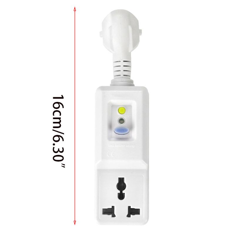 Jenniferae 16A EU ความปลอดภัย RCD ซ็อกเก็ต Circuit Breaker สวิทช์สวนเครื่องมือ Trip Switch